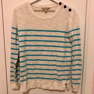 ⭐️3/$15⭐️ Banana Republic Blue Striped Sweater